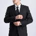 Bộ đồ vest nam chính thức mặc cổ áo trắng công sở phù hợp với bộ đồ công sở áo vest nam Suit phù hợp