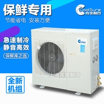 Brand new 2 3 5 6p small refrigerated refreshing refrigerator set 30 cubic cold storage full set of equipment 220380 V