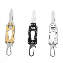 Versatile combined tool knife portable outdoor wrench tool Folding small knife creative knife Carry-on Key Cutter