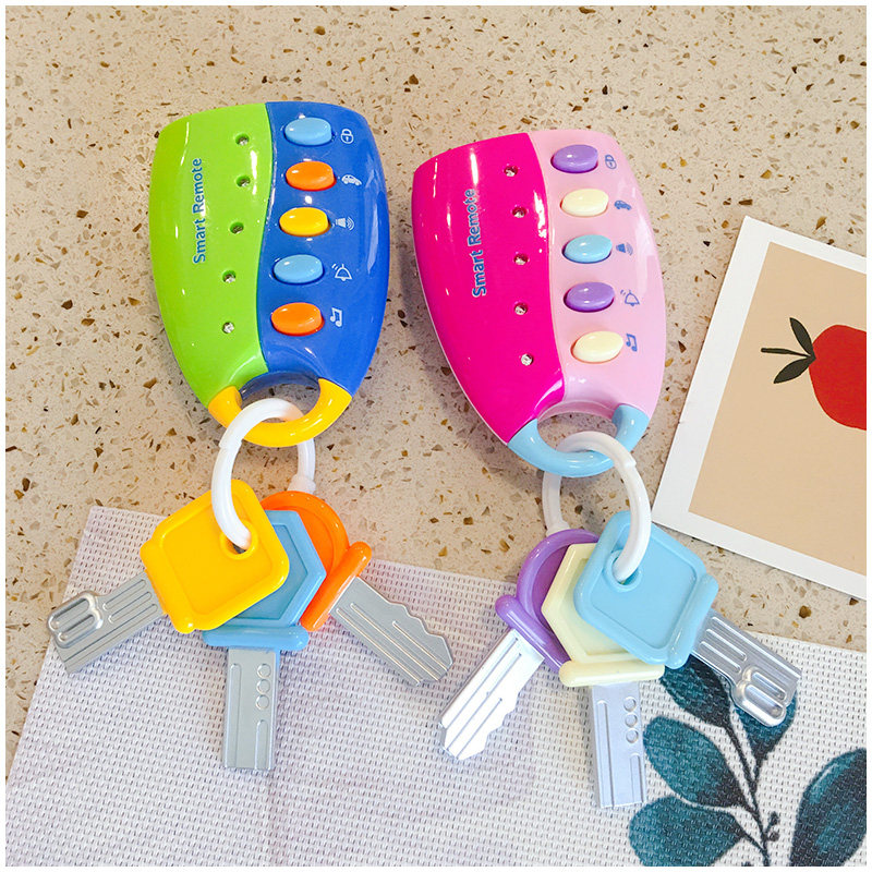Shake-in-the-style simulation car key with light music dressed as home wine children Puzzle Early Childhood Toys