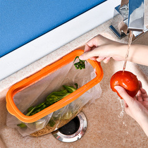 Sink kitchen waste basket kitchen supplies rack household sink sink sink drain hanging basket storage rack
