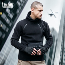 Freeman outdoor cardigan double-sided fleece base shirt padded fleece tactical autumn winter mens coat