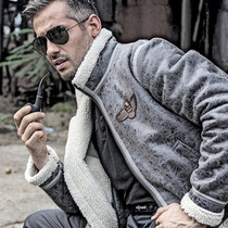 Freeman military wind hurricane F19 Air Force flight jacket autumn and winter mens thick velvet warm jacket jacket