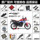 Подходит для Honda 175-12CRF190L масляный фильтр винт дискового тормоза комплект ручек аккумулятор mini 0