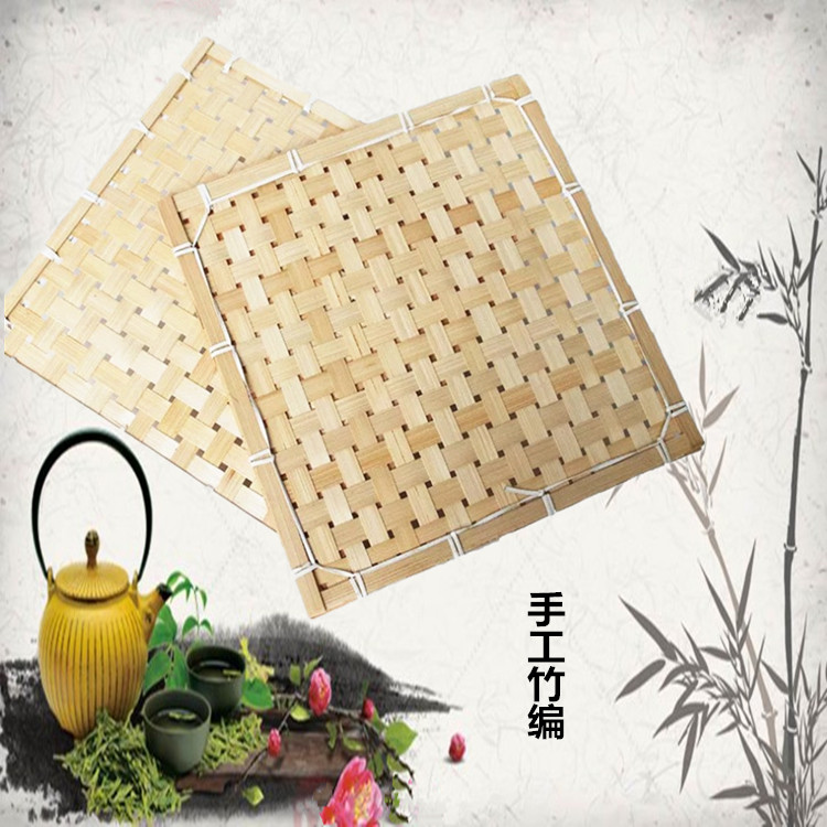 Kindergarten wall decoration Pure handmade bamboo woven bamboo pieces Primary color pastoral style air hanging creative handmade stickers