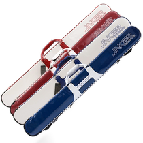 2021 new JNKER lightweight multi-function fishing rod bag single double-layer three-layer fishing gear rod bag black pull and follow Taiwan fishing