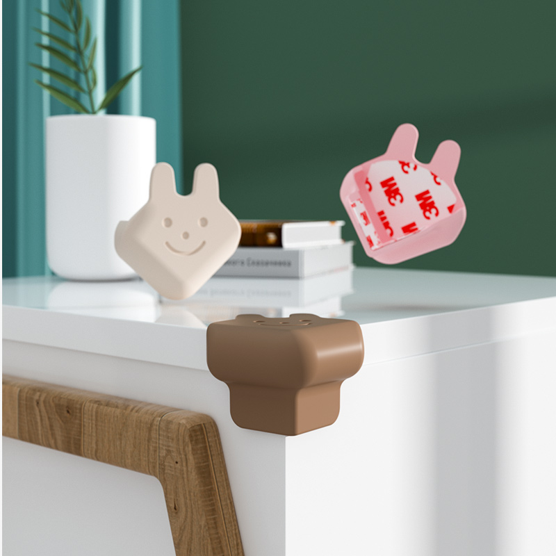 Baby table corner anti-collision corner anti-bump furniture corner edge protection sleeve cartoon cute silicone right-angle corner