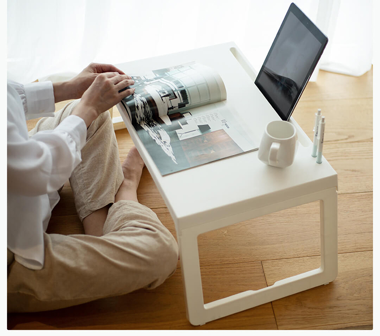 Xiaomi Jiezhi gấp bàn vuông nhỏ bàn máy tính xách tay bàn phòng ngủ bàn nhỏ bàn lười biếng ký túc xá - Phụ kiện máy tính xách tay túi xách macbook