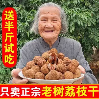 Guiwei lychee dried 2021 new products Gaozhou raw sun-dried nuclear small meat thick 500g farm specialty veteran lychee