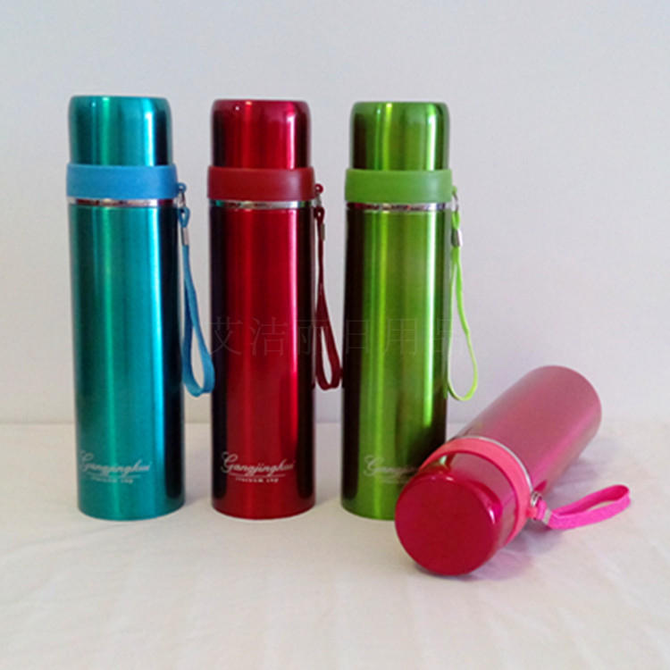 Stainless steel thermos cup vacuum warhead household kettle business water cup men and women convenient thermos bottle 500ML