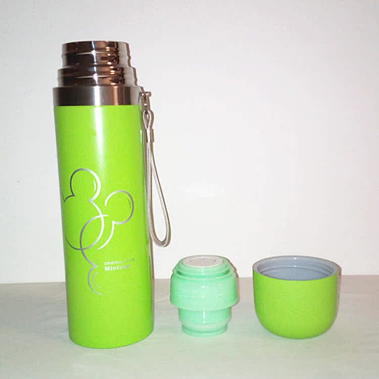 Stainless steel vacuum cup male and female student portable insulated water glass outdoor kettle sub warhead warm bottle 500ml