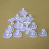 Пластиковое прозрачное фрисби, беруши, серьги, аксессуар