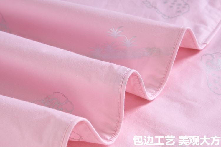 Bông chống khoan bông chăn bông duvet chạy nhung len được chạy một sợi lông lạc đà lông được rụng 100% bông lót chăn lạnh mùa hè