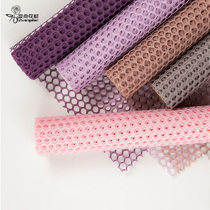 Hollow Mesh Circle Center Hole Mesh Flower Packaging Materials Korean Floral Packaging Bag Flower Mesh Florist Materials