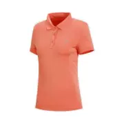 Li Ning 2018 mùa thu mới cho phụ nữ nhanh chóng làm khô áo sơ mi ngắn tay mát mẻ APLN132-3-1 - Áo polo thể thao