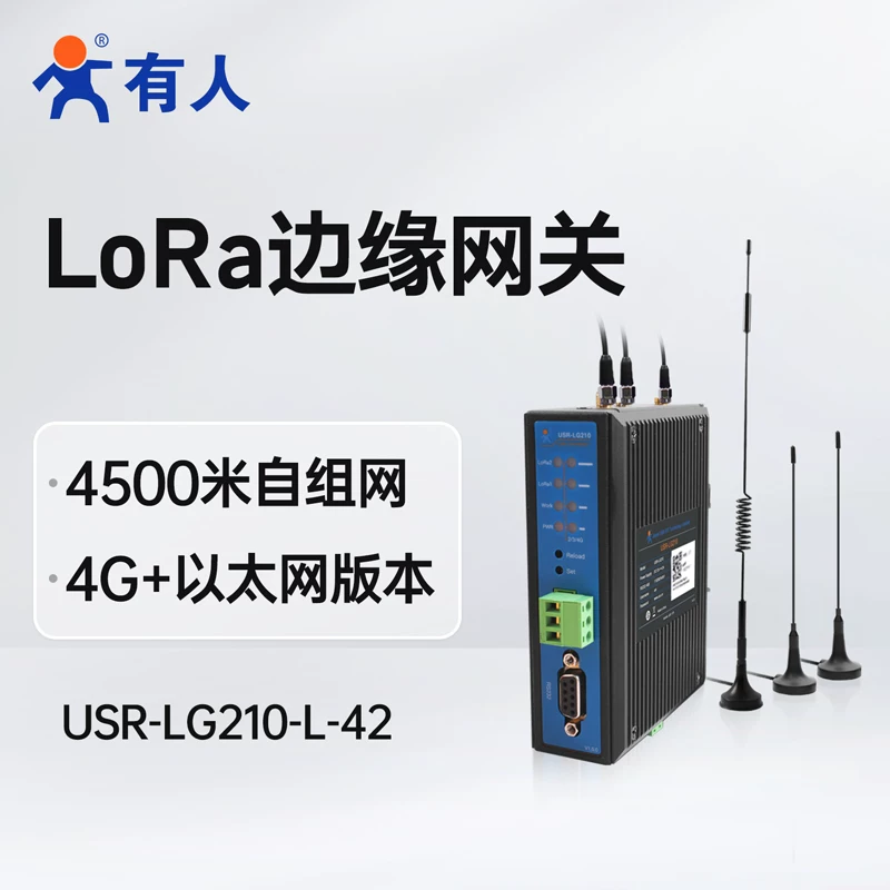 有人 [lora集中器边缘网关串口远程网络采集4500米数据传输LG210-L]