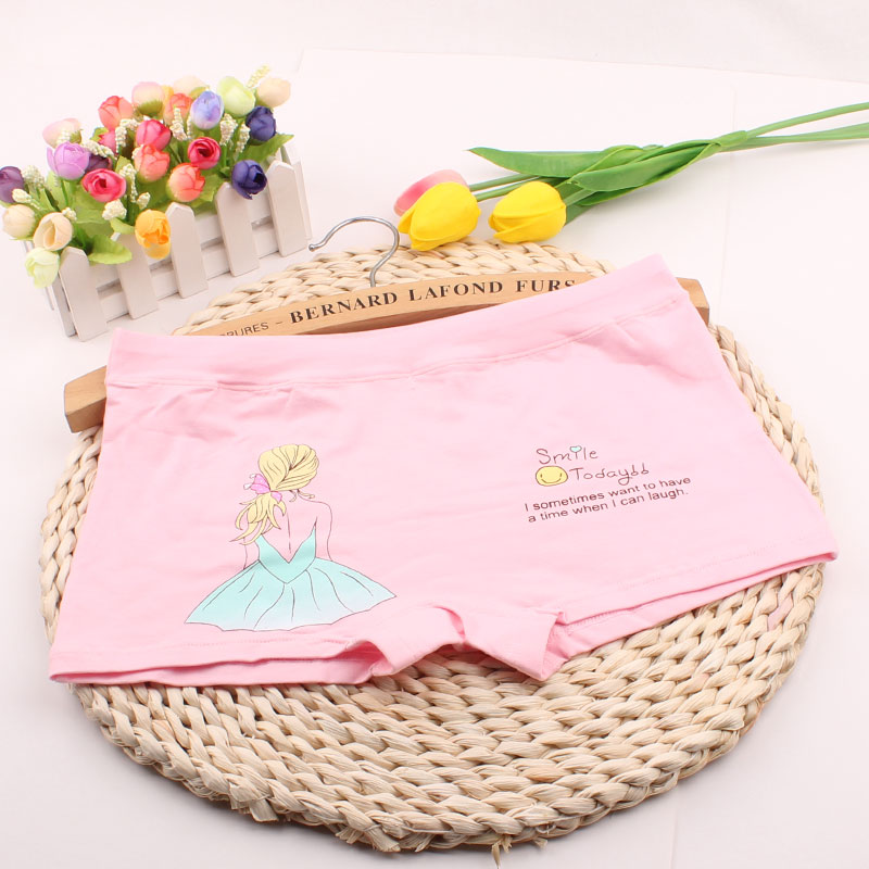 Trong quần lót bé trai cotton 8-9-10 cô gái béo 11-12-13 trường tiểu học quần short cỡ vừa. quan lot nu danh cho tuoi 12
