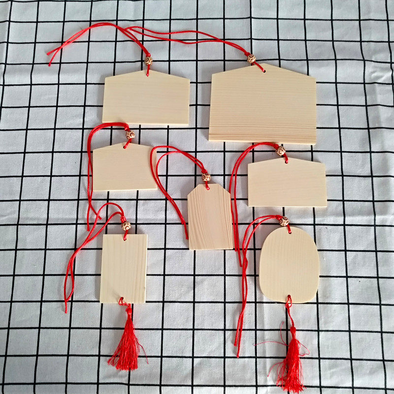 New drawing horse wooded wishing card Loving Card Decoration Listed Scenic Spot Tourism Supplies Wish Cards Message Cards Hanging Cards-Taobao