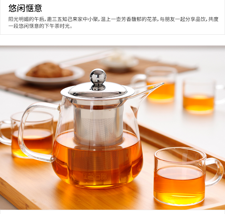 ZuoMing right is kung fu noggin small transparent glass tea set with the glass sample tea cup 80 ml mini dress