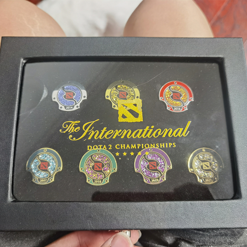 Dota2 Dota Ti11 International Invitational Tournament Champion Aegis Immortal Shield Badge Brooch