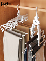German plazotta Multifunctional Magic Hanger Hanger Closing Multi-Layer Household Pants Shelf Wardrobe Storage