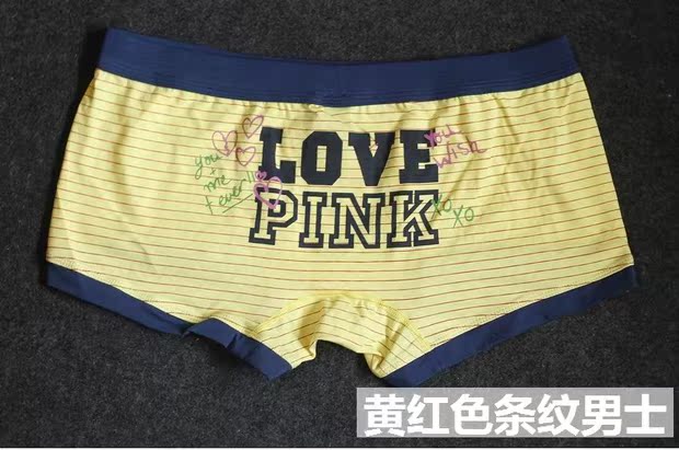 Cặp đôi đồ lót nam dễ thương sáng tạo đồ lót nam boxer tóm tắt cotton thanh niên thủy triều thời trang Hàn Quốc cá tính quần lót đùi