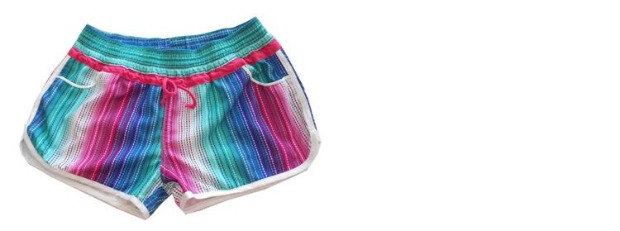 ROXY nhiều màu sắc mùa hè quần đôi đi biển quần nam và nữ quần short đi biển kỳ nghỉ quần nóng quần bơi mát quần nhanh khô - Quần bãi biển quần áo đi biển nữ