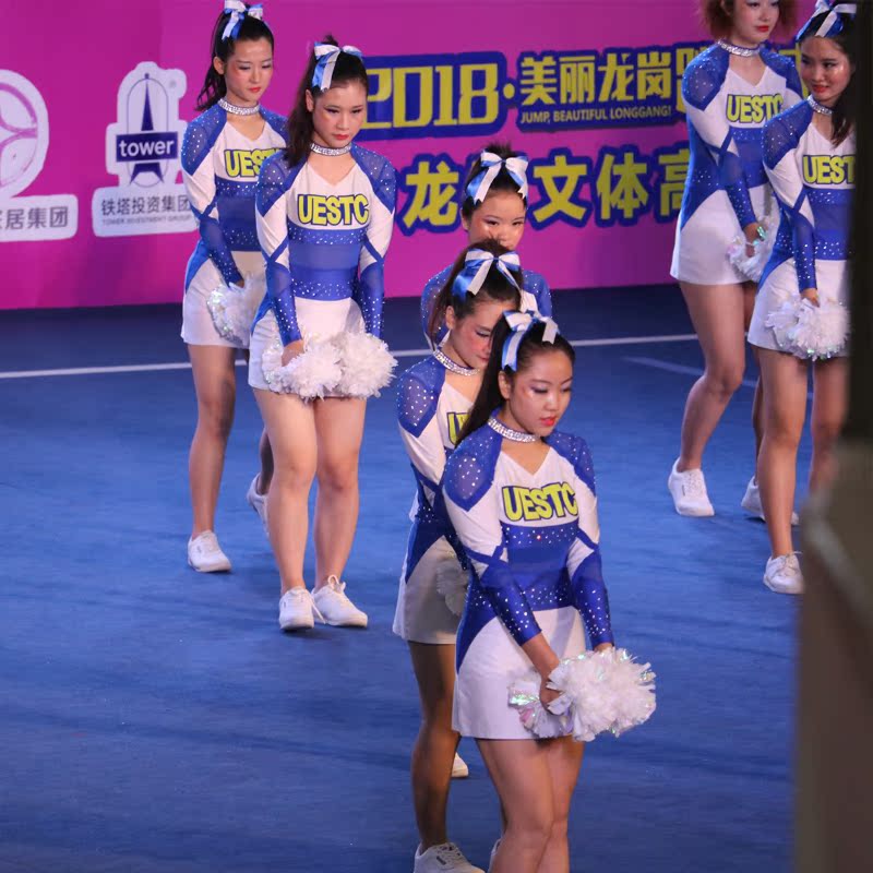 Customize the cheerleader outfit the cheerleader costume cheerleader outfit 19 new products bodybuilding Costume Suit Women