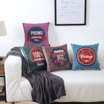 European Classical Cotton Linen Pillowcase Car Bedside Pillow Backrest Office Sofa Cushion Wedding Pillow Custom