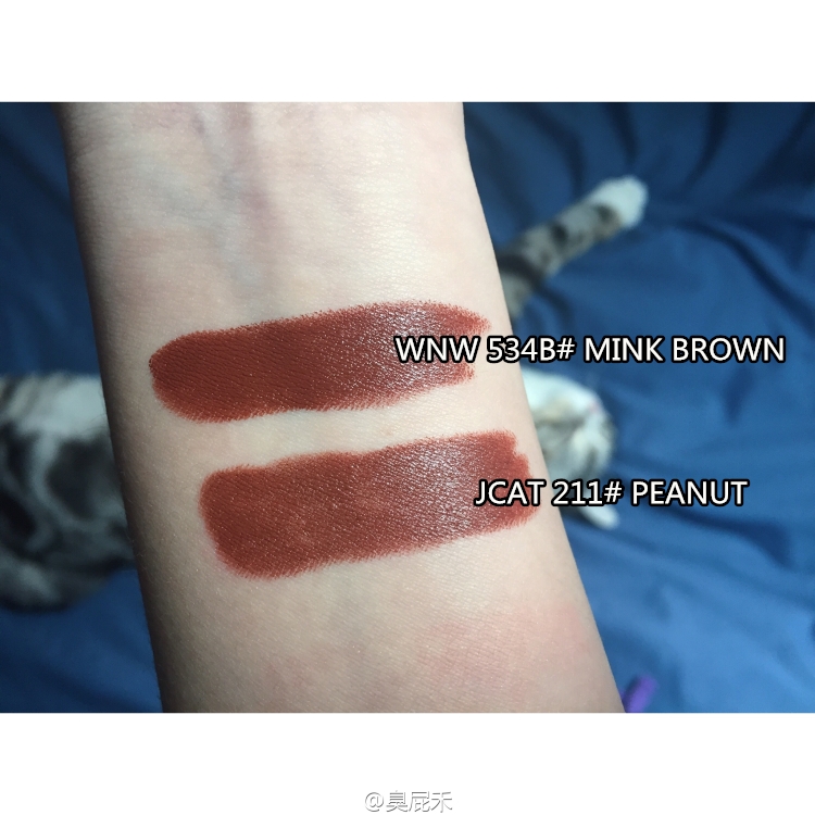 Giải phóng mặt bằng đặc biệt J mèo con mèo con tô son môi Chất béo bút môi ăn đất bí ngô màu cam bẩn 208 211 black rouge a11