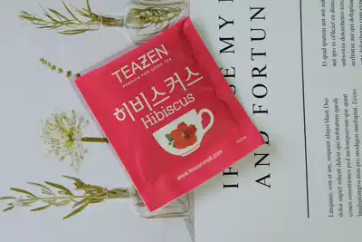 South Korea teazen hibiscus tea Dorothy Flower tea shoulder bag experience suit blocking heat control sugar