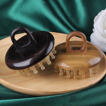 Sandalwood Horn Comb Massage Comb Scalp Home Lady Anti-Wash Head Brush Hair Loss Natural Head Meridians Comb