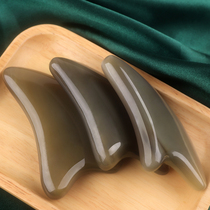 White buffalo horn plate scraping facial beauty salon special eye dial gluten female face scraping face plate full body universal