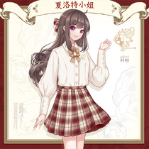 Tianyu Chuan original Miss Charlotte JK shirt long sleeve lamb leg sleeve design Joker women embroidered top summer spot