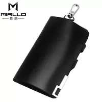 MIRLLO da nam key case Trường hợp đa chức năng da xe unisex - Trường hợp chính ví móc chìa khóa nữ