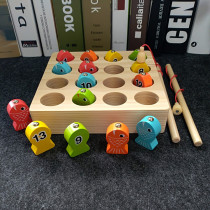 Baby magnetic fishing children early teaching digital pairing 1 - 3 and 2 toys kindergarten small class Yi Zone material