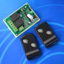 Remote control switch Multifunctional 12V2-way learning wireless remote control switch DC motor forward and reverse controller