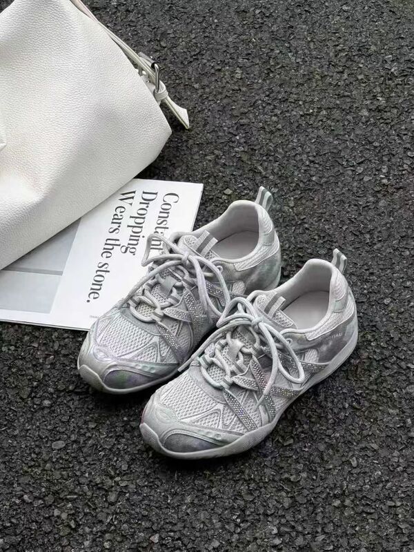 2026 New Model Breathable Mesh German Training Shoes, Summer Soft-Soled Casual Sports Shoes, Non-Slip Outdoor Mesh Shoes for Women