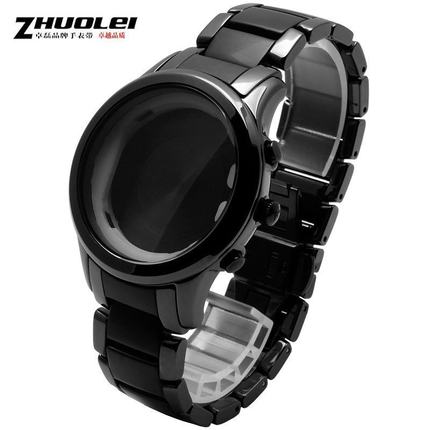 代阿玛尼陶瓷黑色手表带表盘表壳AR1400 141