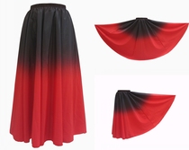 Xinjiang Uyghur Yi Tibetan dance practice square performance clothing Dance clothing large swing Uyghur skirt Hot sale