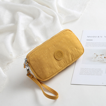 Clutch bag womens waterproof nylon fabric simple large-capacity light change mobile phone cosmetics storage hand bag