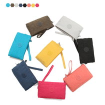 Simple single-layer hand-held womens bag nylon Oxford cloth anti-splashing light and thin portable coin purse passport mobile phone bag storage