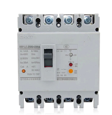Zhengtai leakage circuit breaker leakage switch NM1LE-250S 4300A 160A 200A 225A 250A