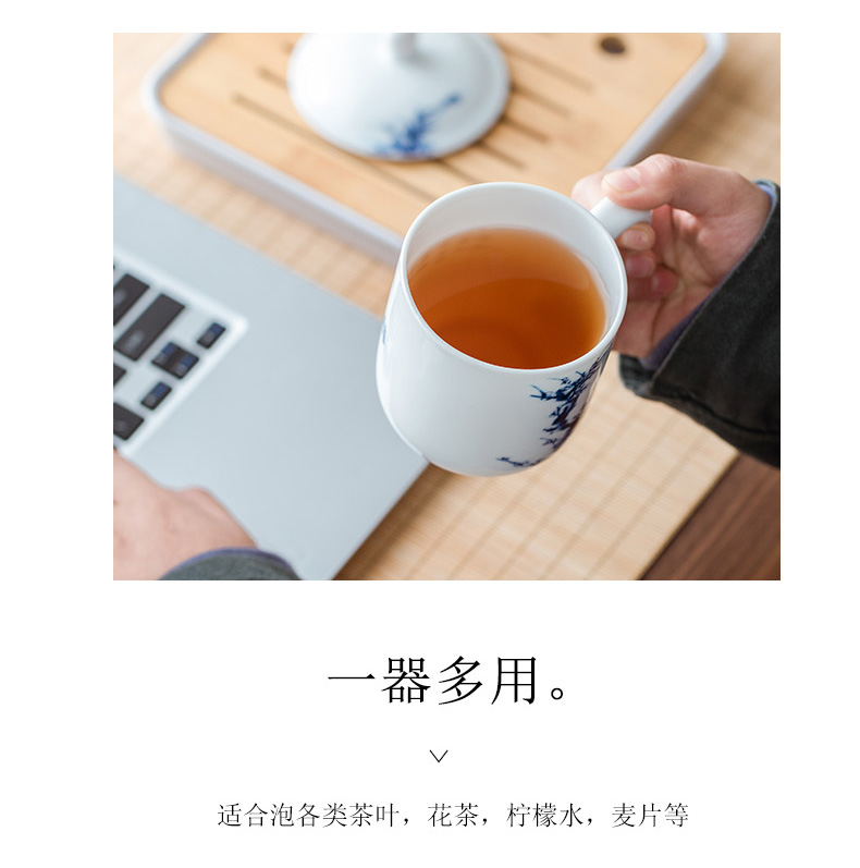 Analyzes the ceramic cups office cup white ipads China cup hotel conference room in the tea cup LOGO customization