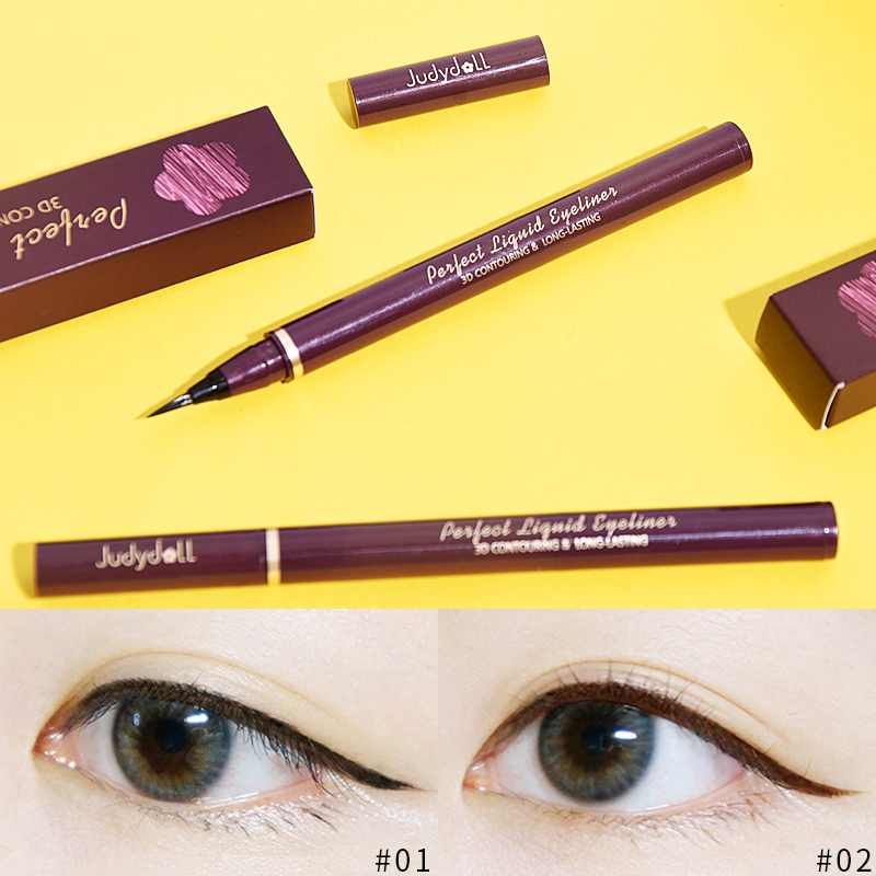 Judydoll orange water resistance speed dry eyeline pen extreme inner anti-sweat anti-oil and no faint smooth discharge