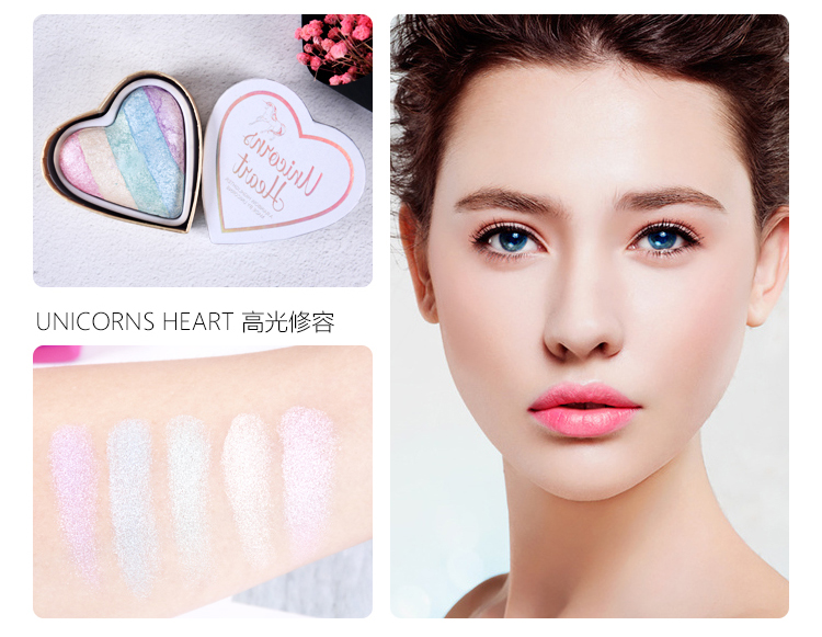 Giải phóng mặt bằng Vương quốc Anh trang điểm cách mạng trang điểm nude rouge kỳ lân tình yêu nổi bật hình cầu vồng đỏ mặt phấn má sunnies face