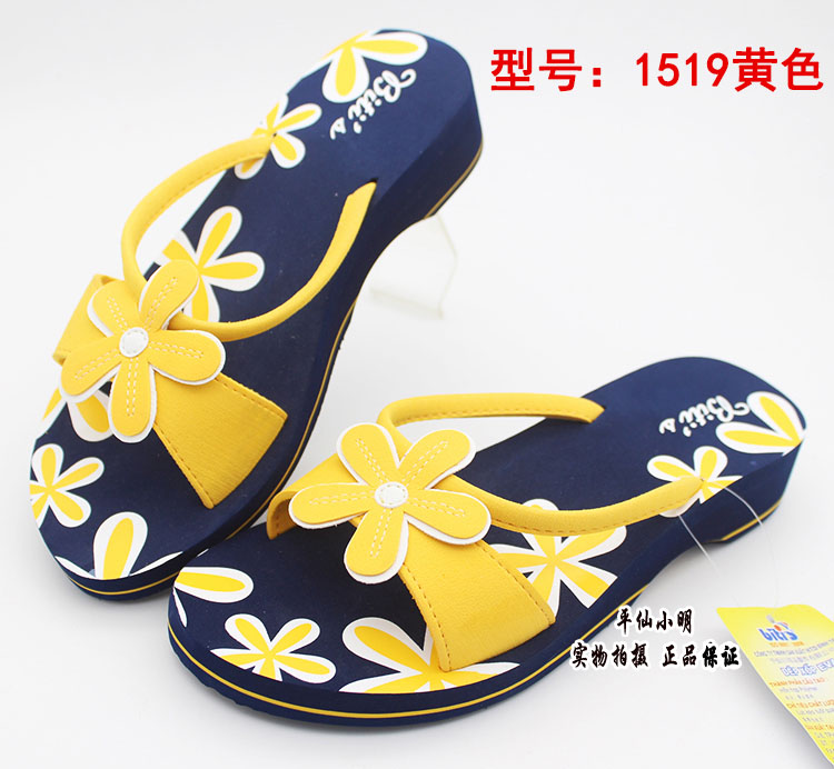 Cool summer outdoor leisure beach slippers Vietnam slippers slippers female cherry blossom rubber slippers