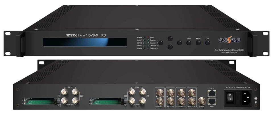 DVB standard box front - end digital radio and television reception heat sold in DVB - core NDS358X4 Road