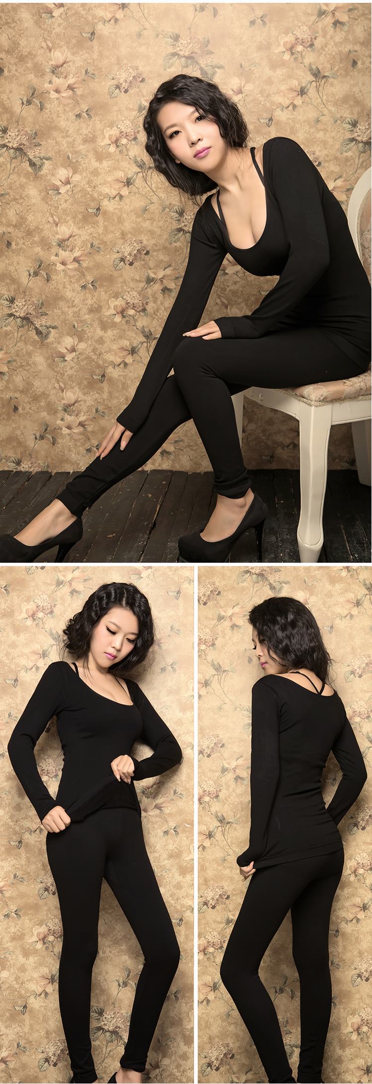 Sous-vêtement thermo jeunesse simple en coton - Ref 755404 Image 12