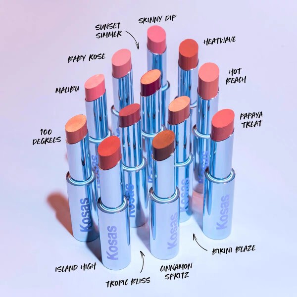 Some in Stock Kosas Wet Stick Moisturizing Lip Balm Light Blue Round Tube Tinted Lip Care Transparent Glossy Lipstick Some in Stock Kosas Wet Stick Moisturizing Lip Balm Light Blue Round Tube Tinted Lip Care Transparent Glossy Lipstick
